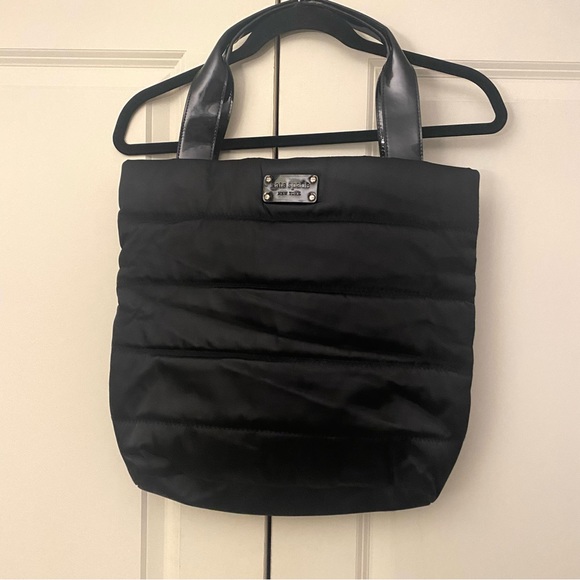 Kate Spade Black Jan Alpine Hills Puffy Medium tote - Picture 2 of 7